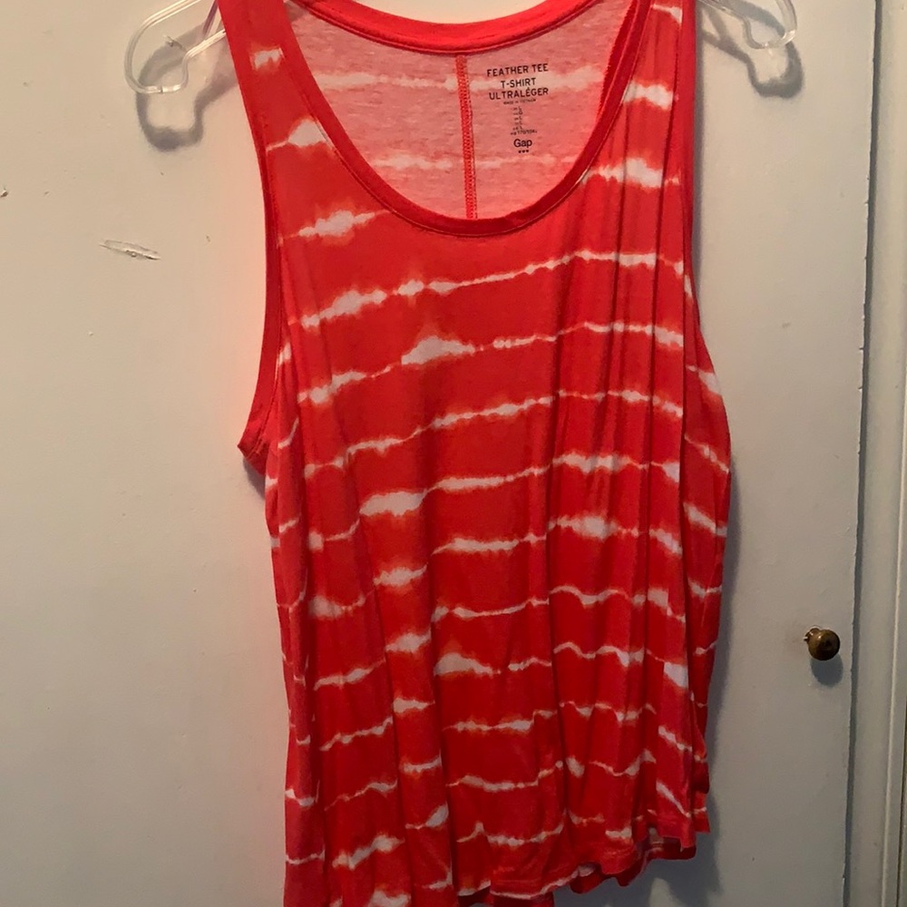 Tie dye sleeveless shirt